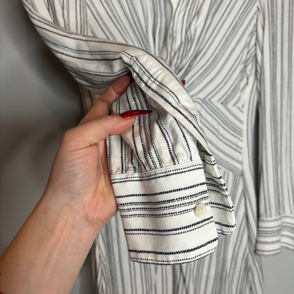 Theory Twist Front Shirtdress Silk Blend - Picture 10 of 10